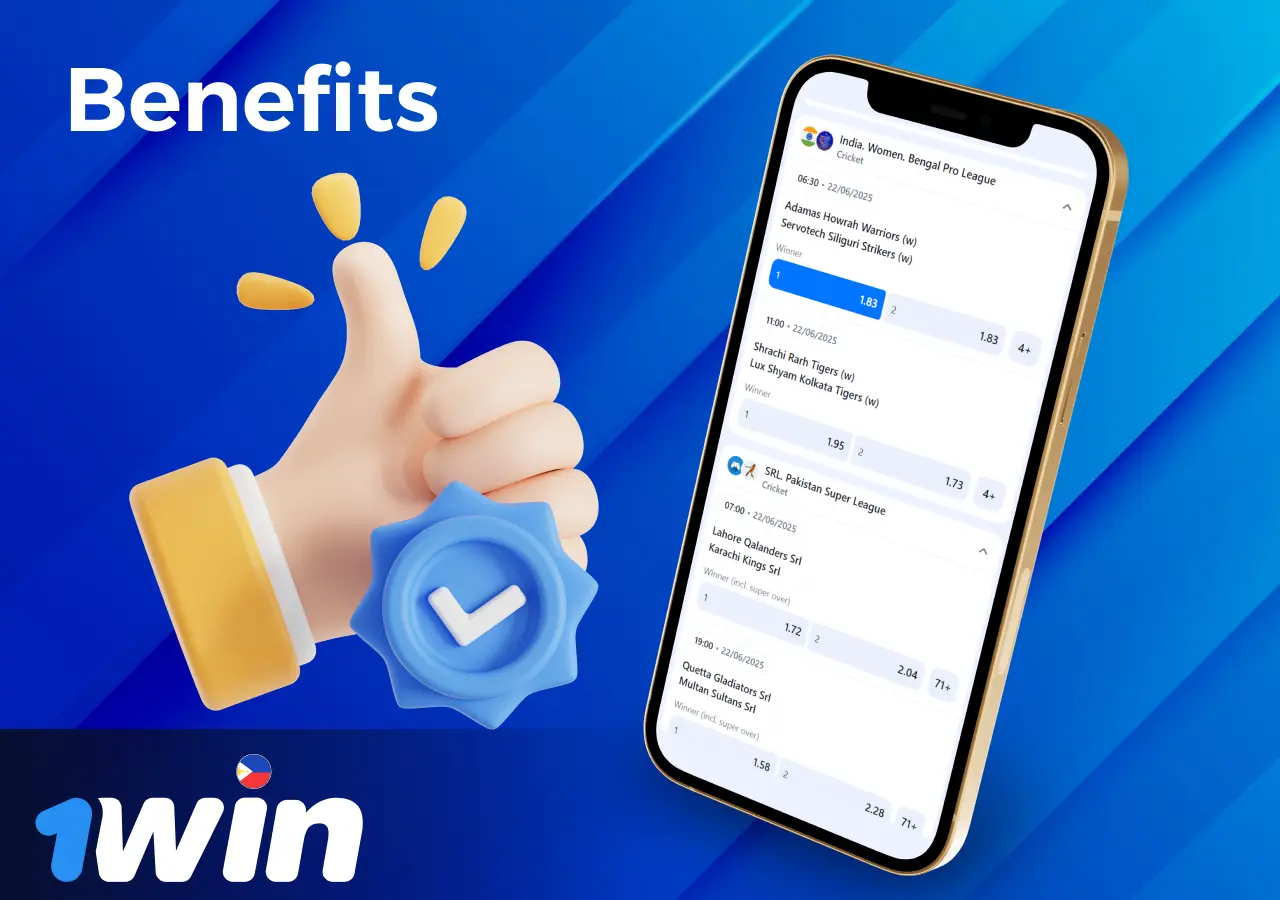 Benefits of online cricket betting for players from the Philippines.